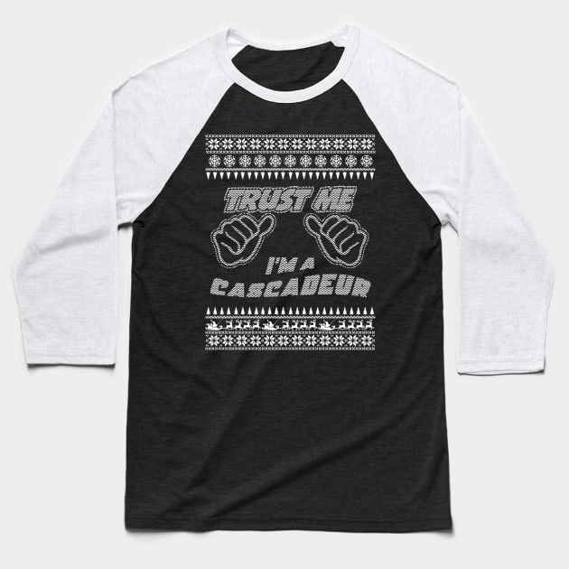 Trust me, i’m a CASCADEUR – Merry Christmas Baseball T-Shirt by irenaalison